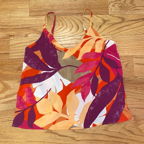 a new day Tops - a new day • Tropical Pink Tank-top Blouse XS
